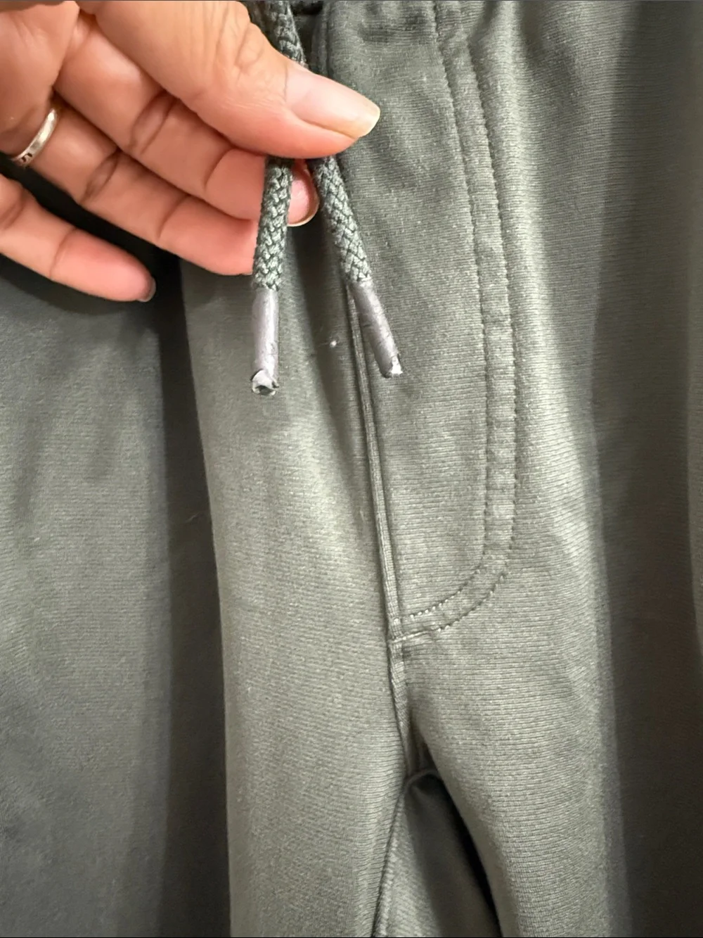 Under Armour Men's Olive Green Joggers with Drawstring Waist